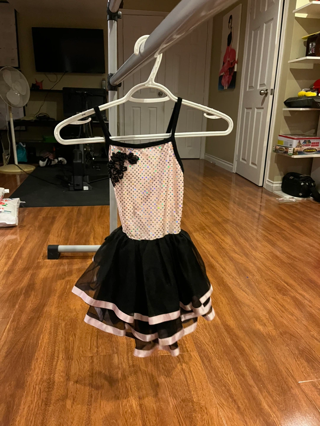 Pink and black dance tutu