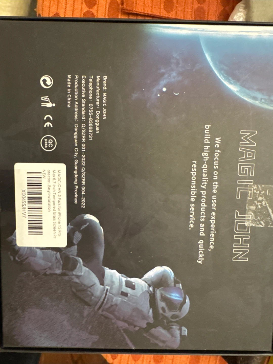 New Magic John iPhone 15 Pro Max Screen Protector - photo 2