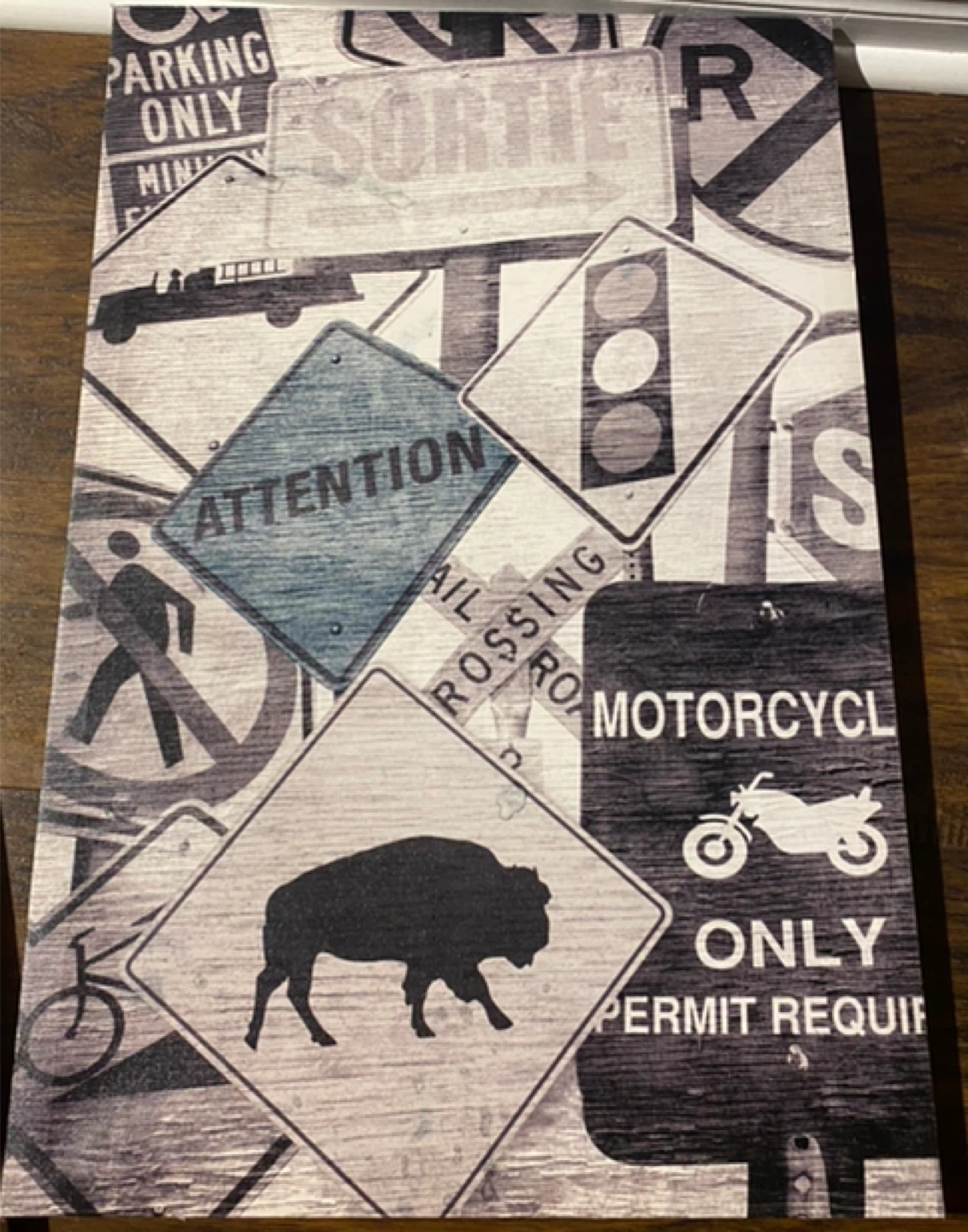 Moving SALE #Cleanout $5 MOTO BIKE CANVAS ART