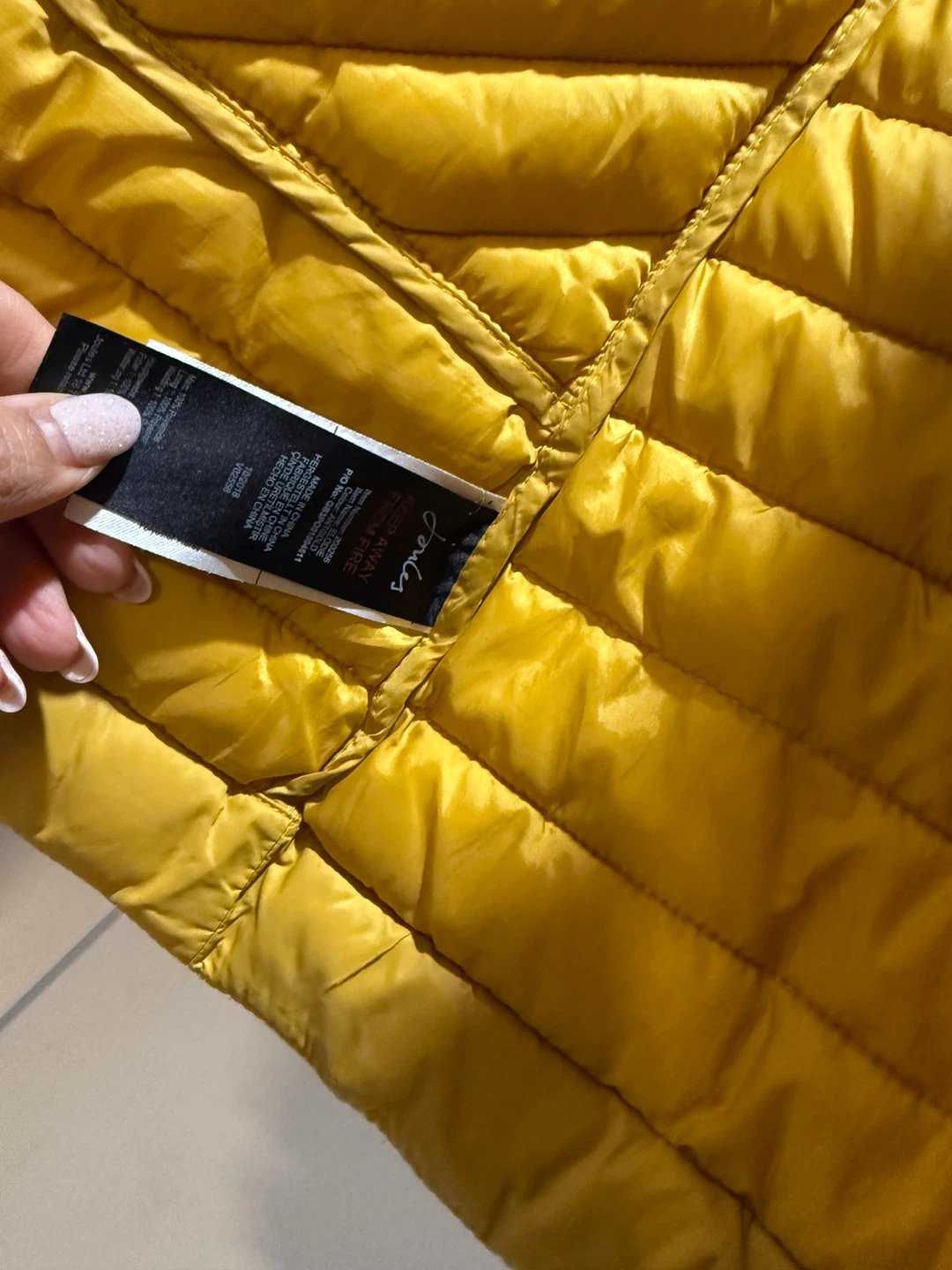 Joules Yellow Padded Jacket - Size US 8 - photo 3