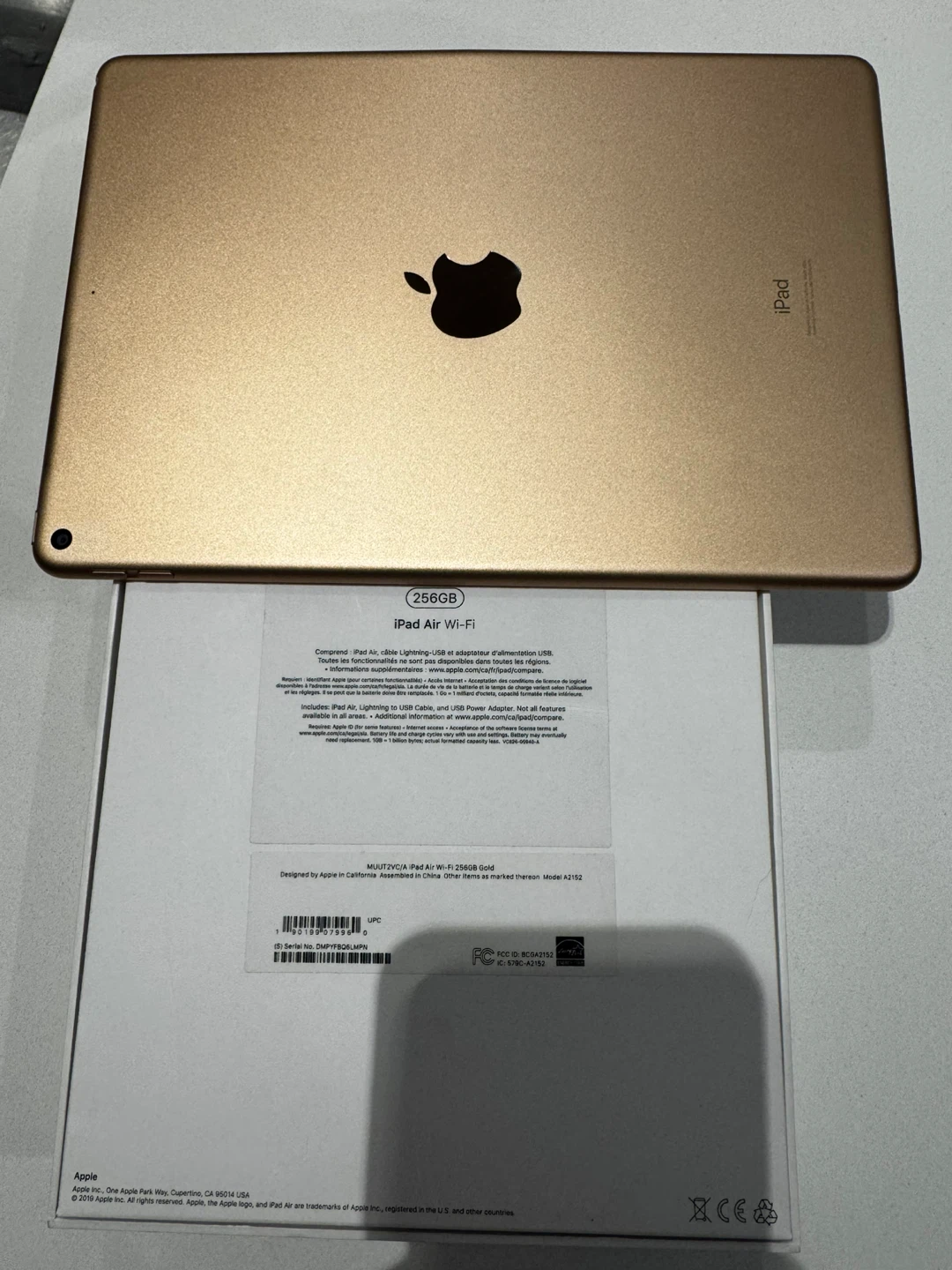 Apple iPad Air 3 Wi-Fi 256GB Gold in great condition - photo 2