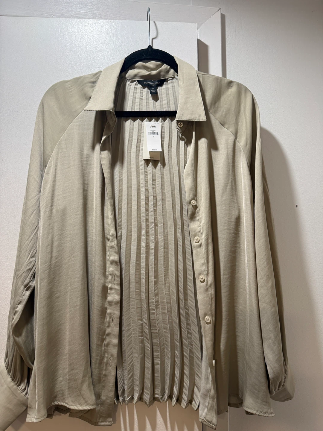 Banana Republic Pleated Shirt - Size S