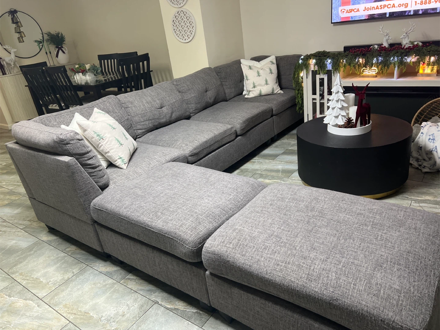 Gray Sectional Sofa