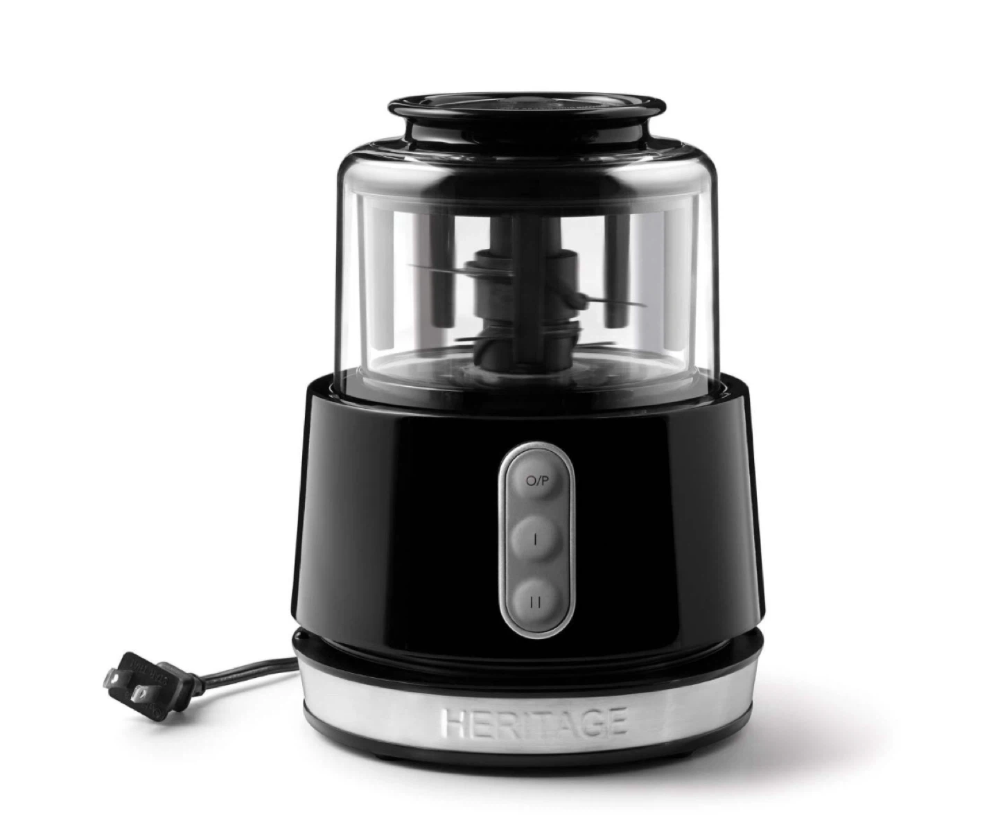 Heritage 3 Functions Electric Food Chopper, Black - photo 2
