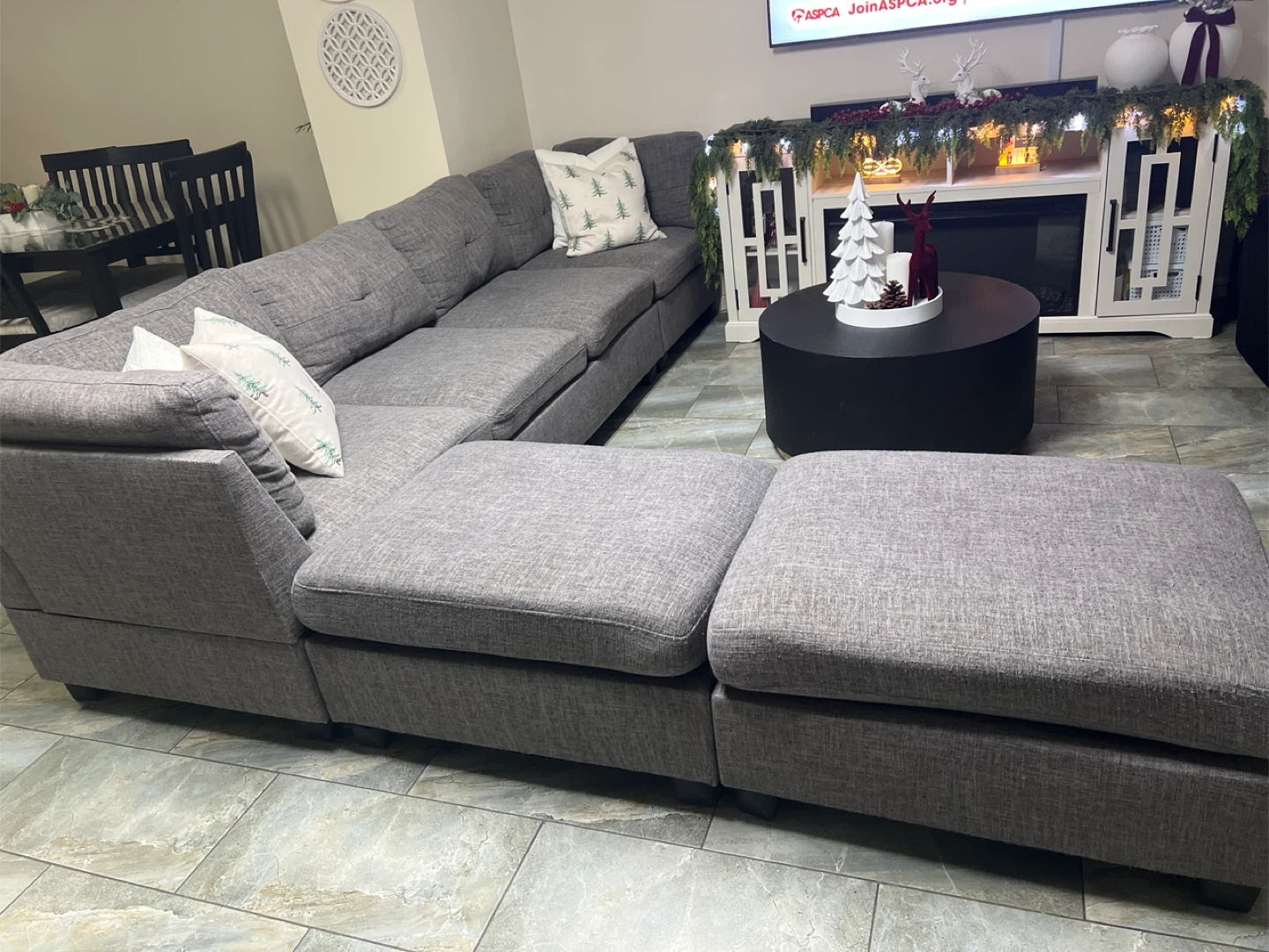 Gray Sectional Sofa - photo 2