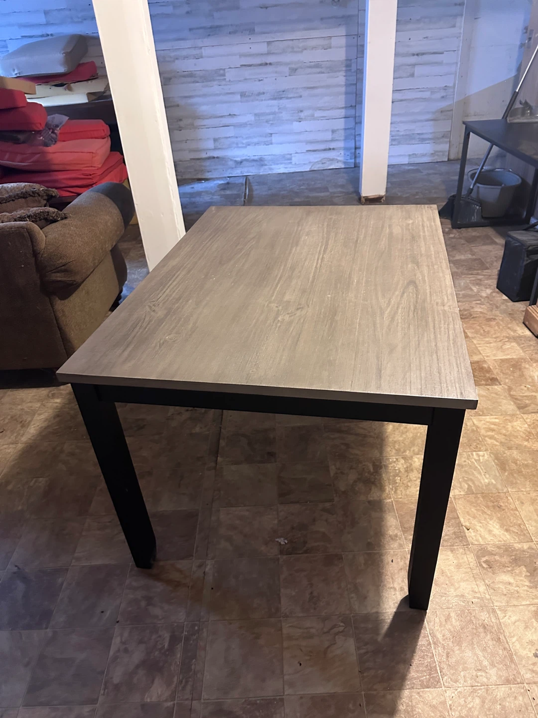 Dining Table and Chairs - Gray & Black - photo 4
