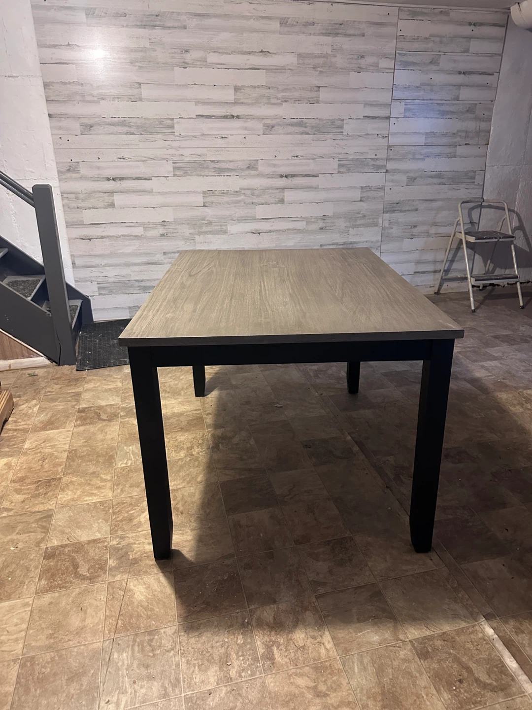 Dining Table and Chairs - Gray & Black - photo 5
