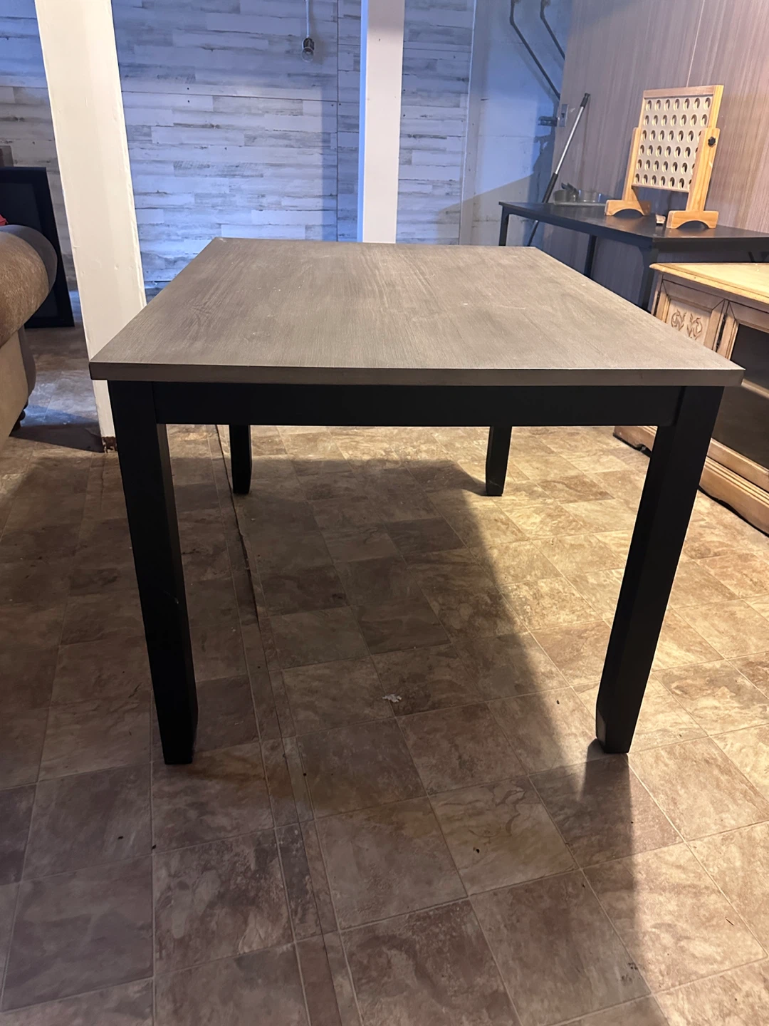Dining Table and Chairs - Gray & Black - photo 2
