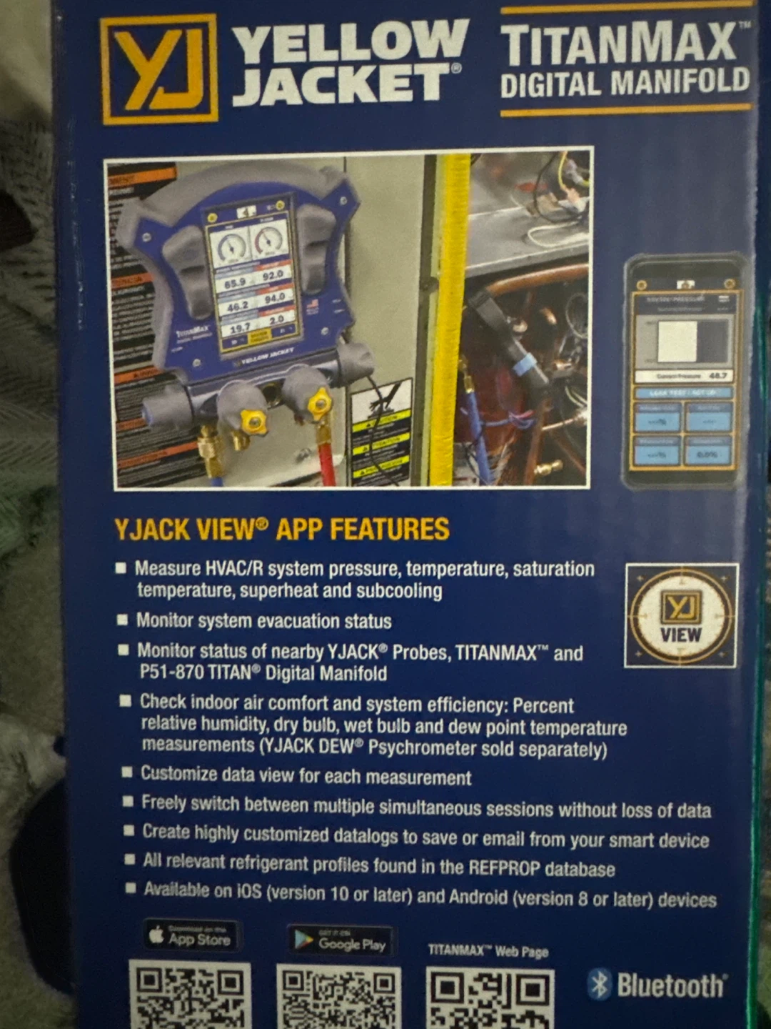 Yellow Jacket TitanMAX Digital Manifold - photo 2
