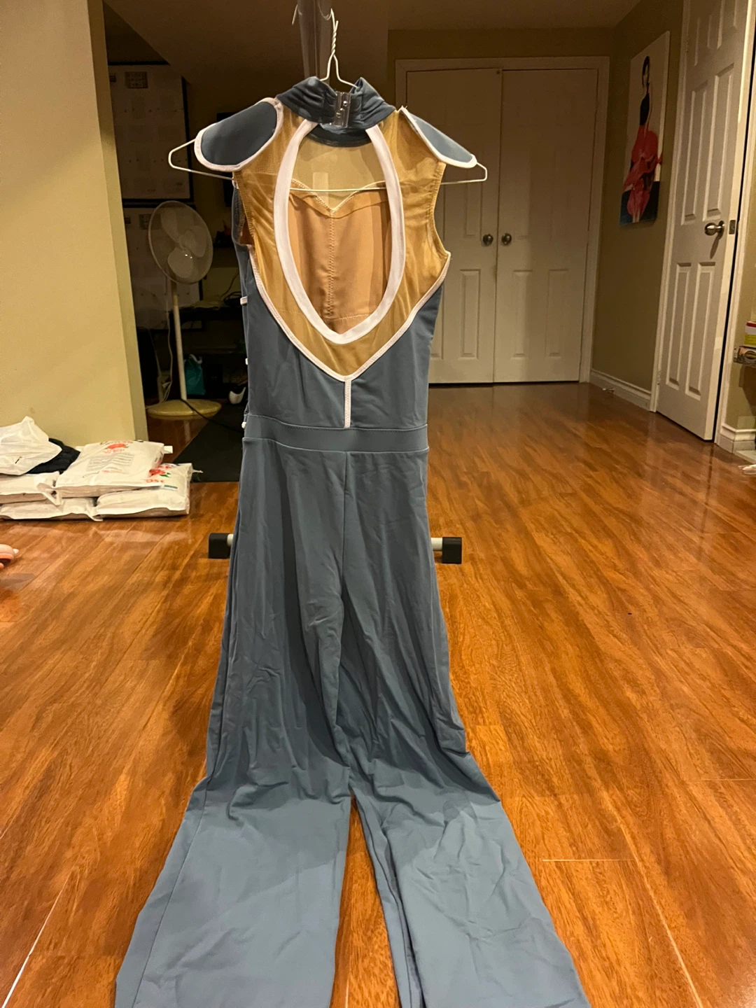 Blue jumpsuit dance costume - photo 2