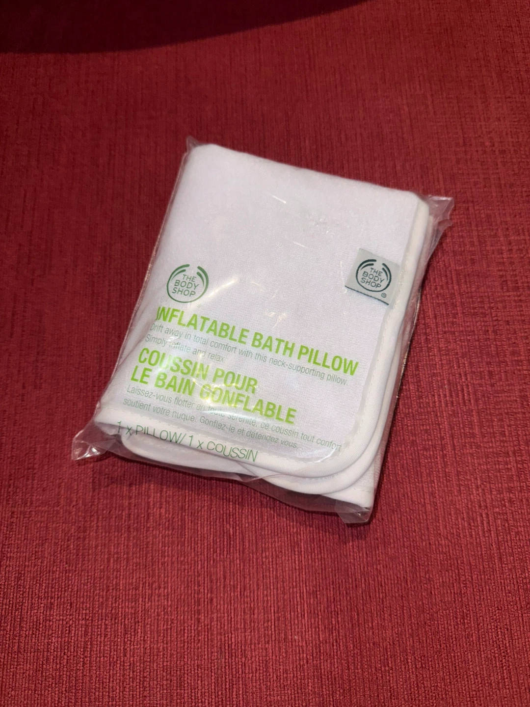 The Body Shop - Inflatable Bath Pillow - New in Packaging