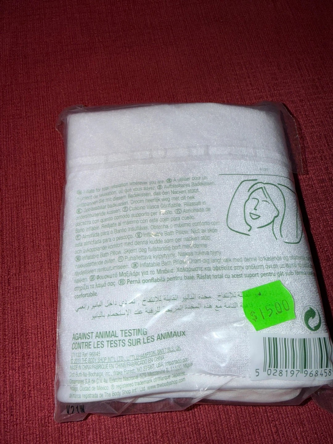 The Body Shop - Inflatable Bath Pillow - New in Packaging - photo 4