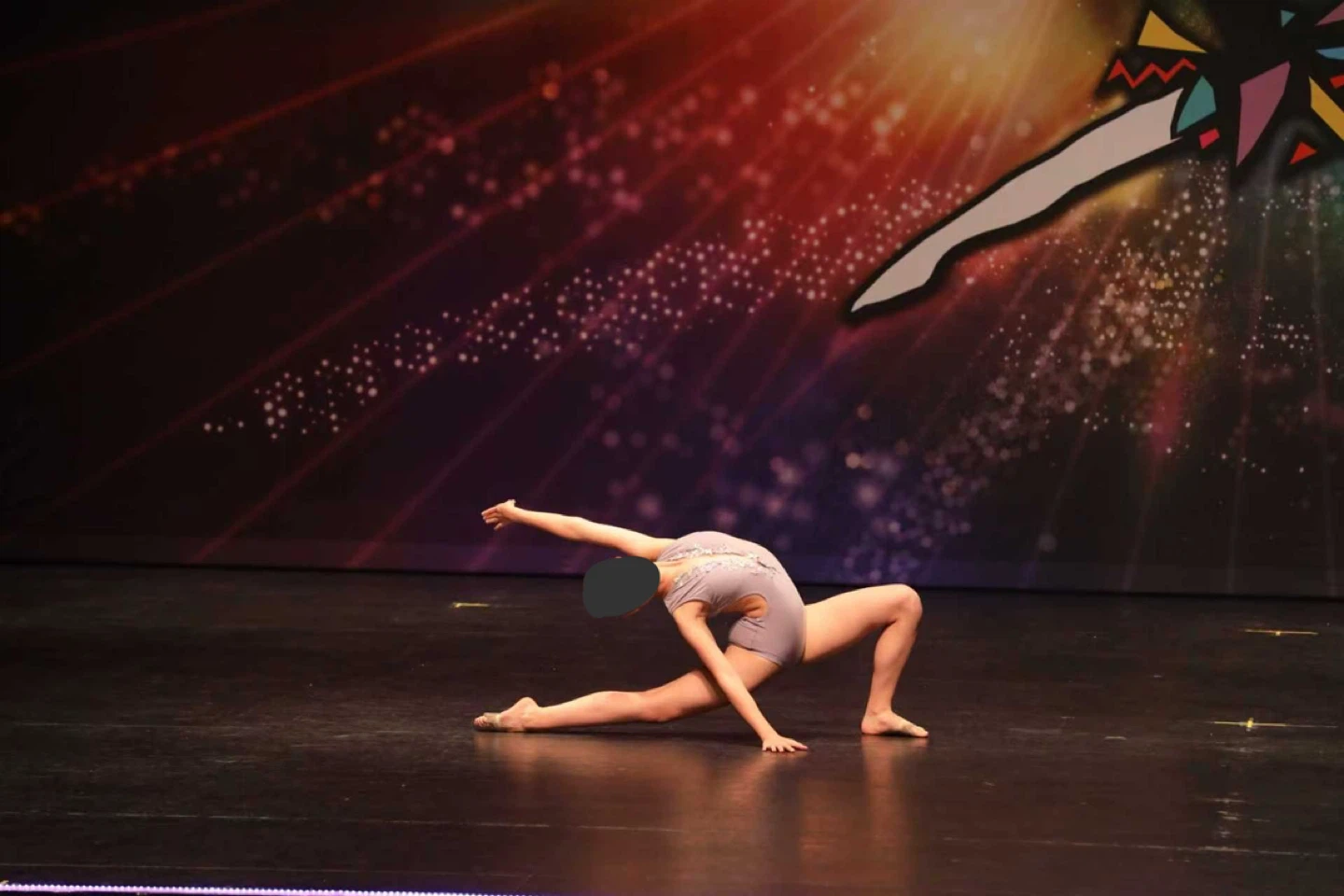 Grayish purple dance costume - photo 3