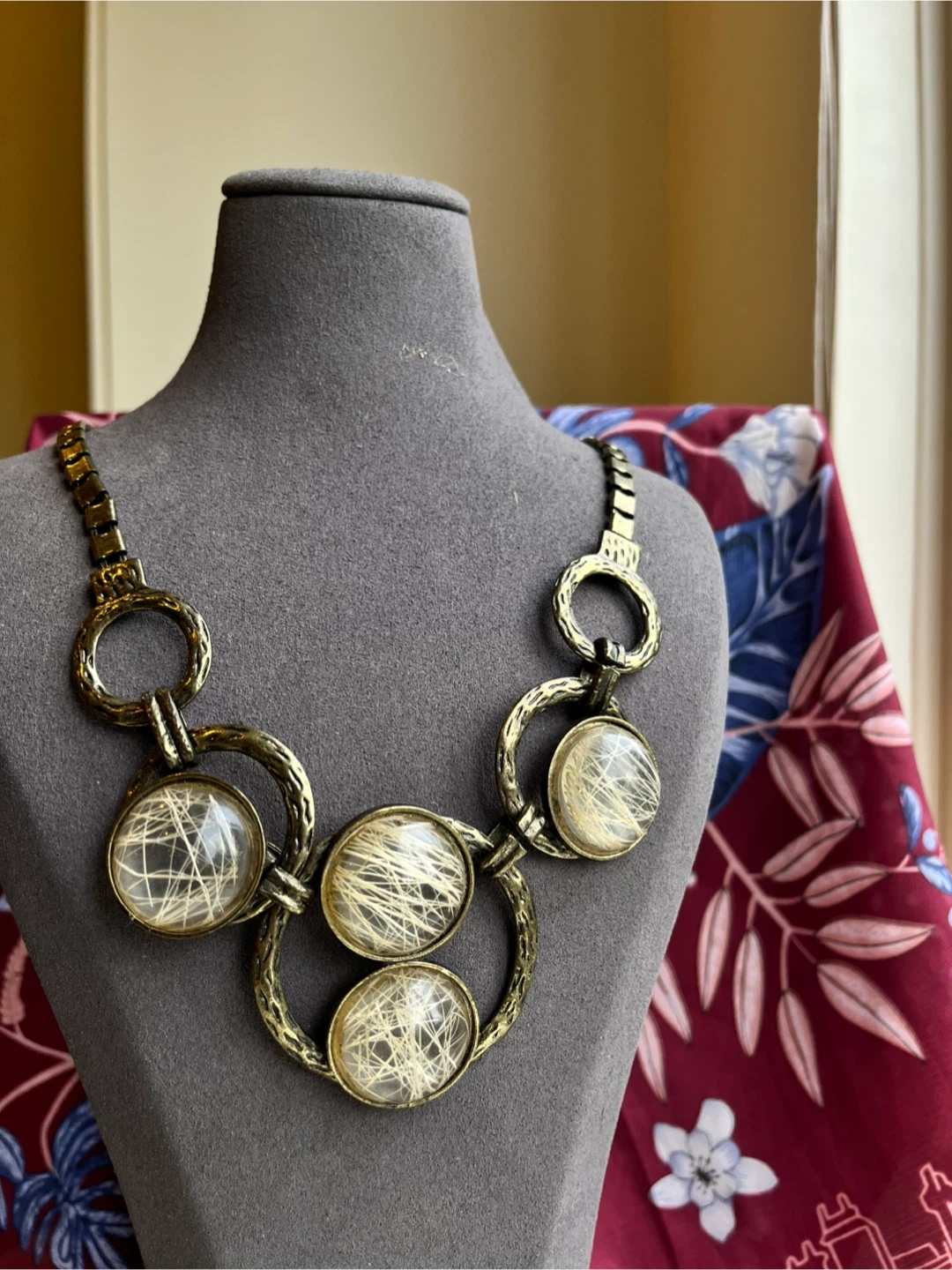 Statement Necklace - Gold/Brass kinda steampunk