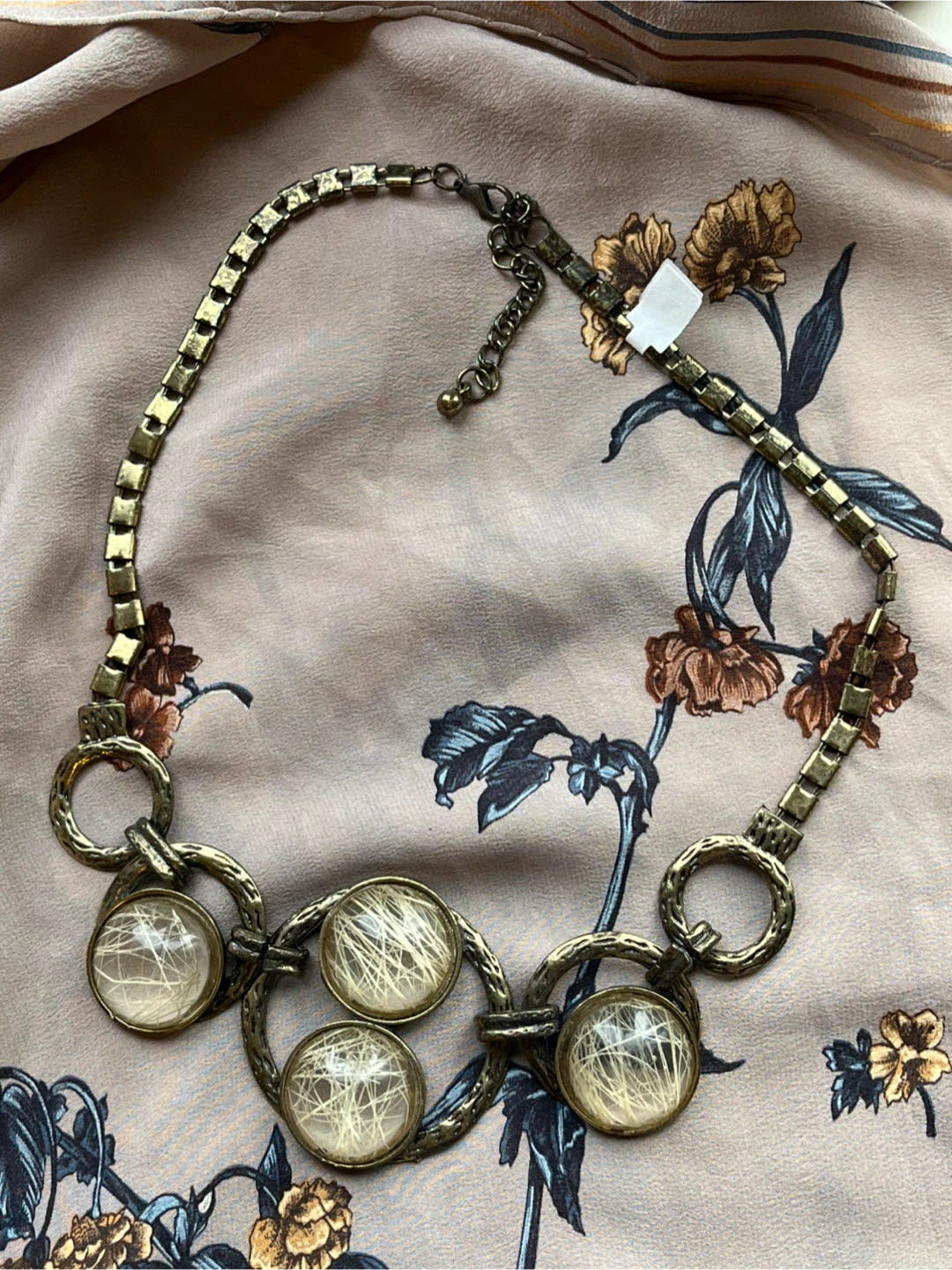 Statement Necklace - Gold/Brass kinda steampunk - photo 3