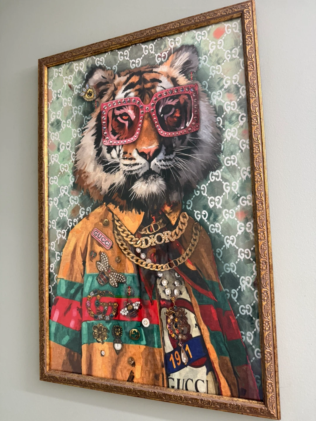 Gucci Tiger Framed Art - photo 2