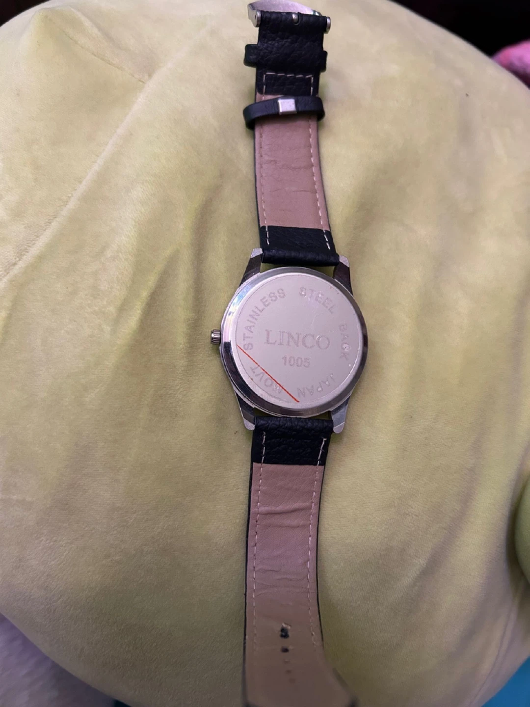 Linco Quartz Watch with Black Leather Strap - photo 2