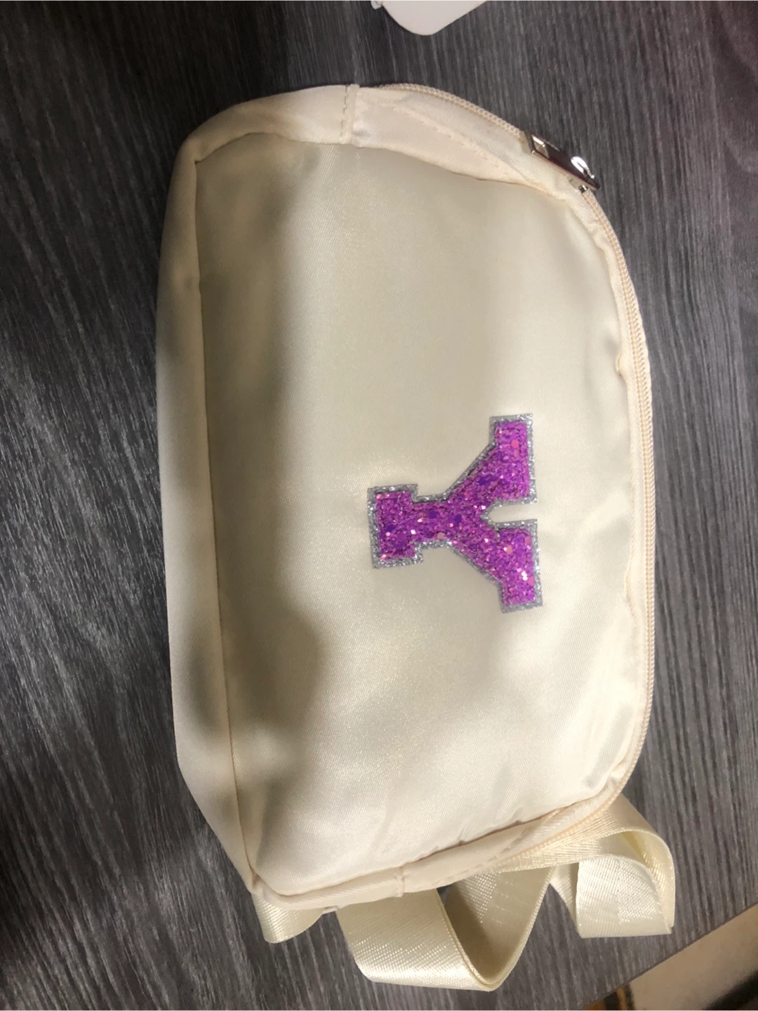 Cream Colour Shoulder Bag with Letter Y - photo 5