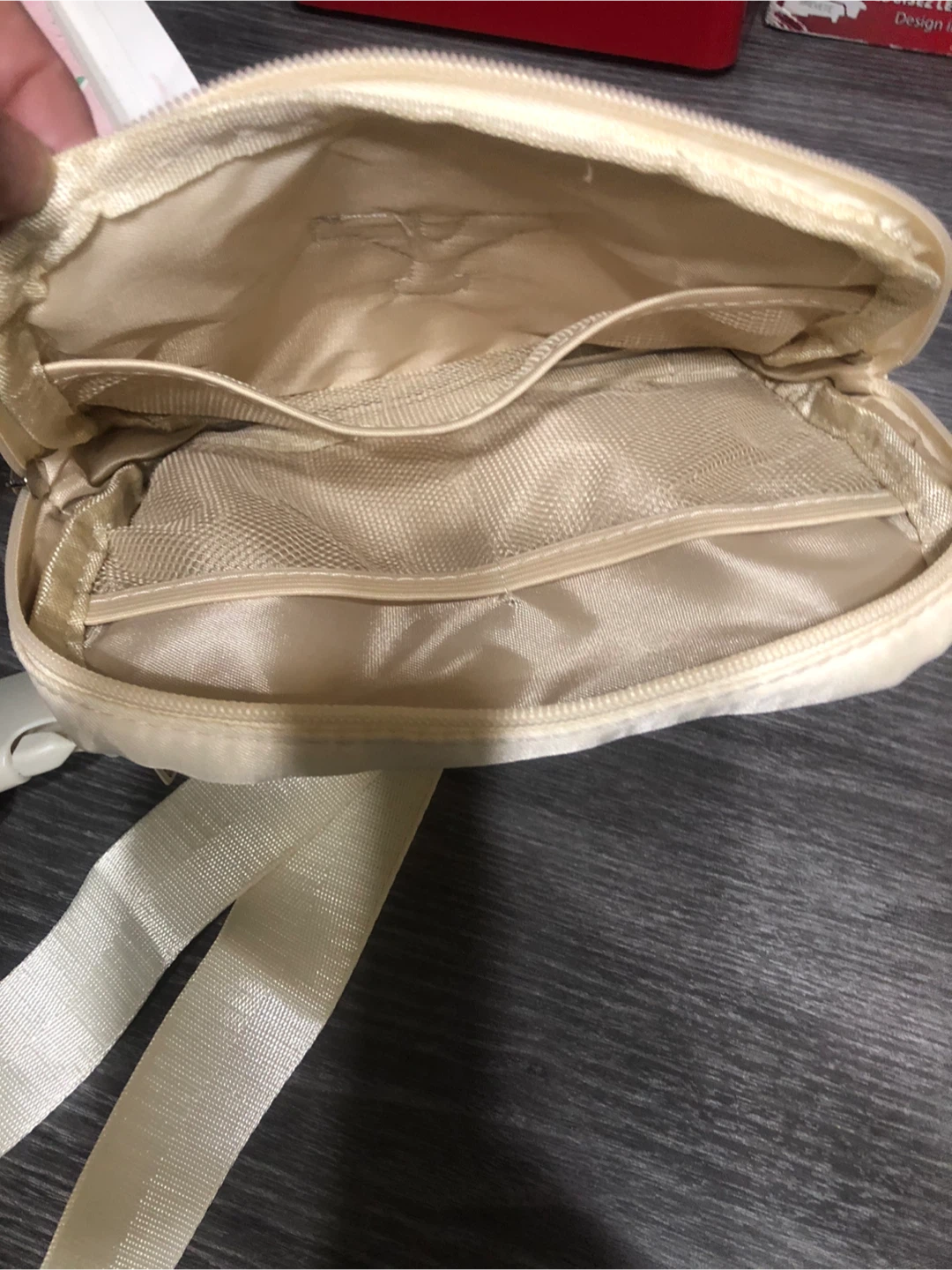 Cream Colour Shoulder Bag with Letter Y - photo 2