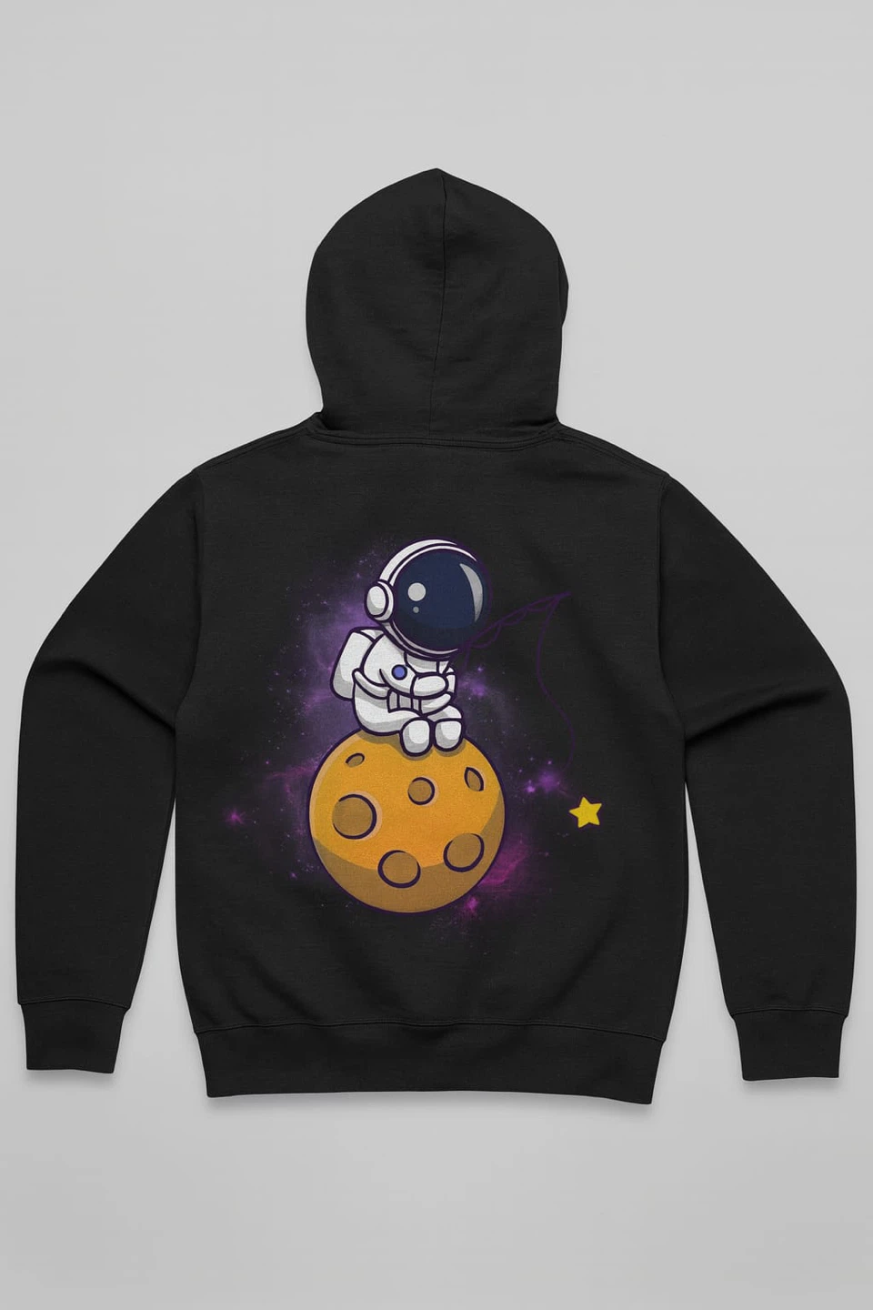 Astronaut on the Moon Hoodie - photo 4