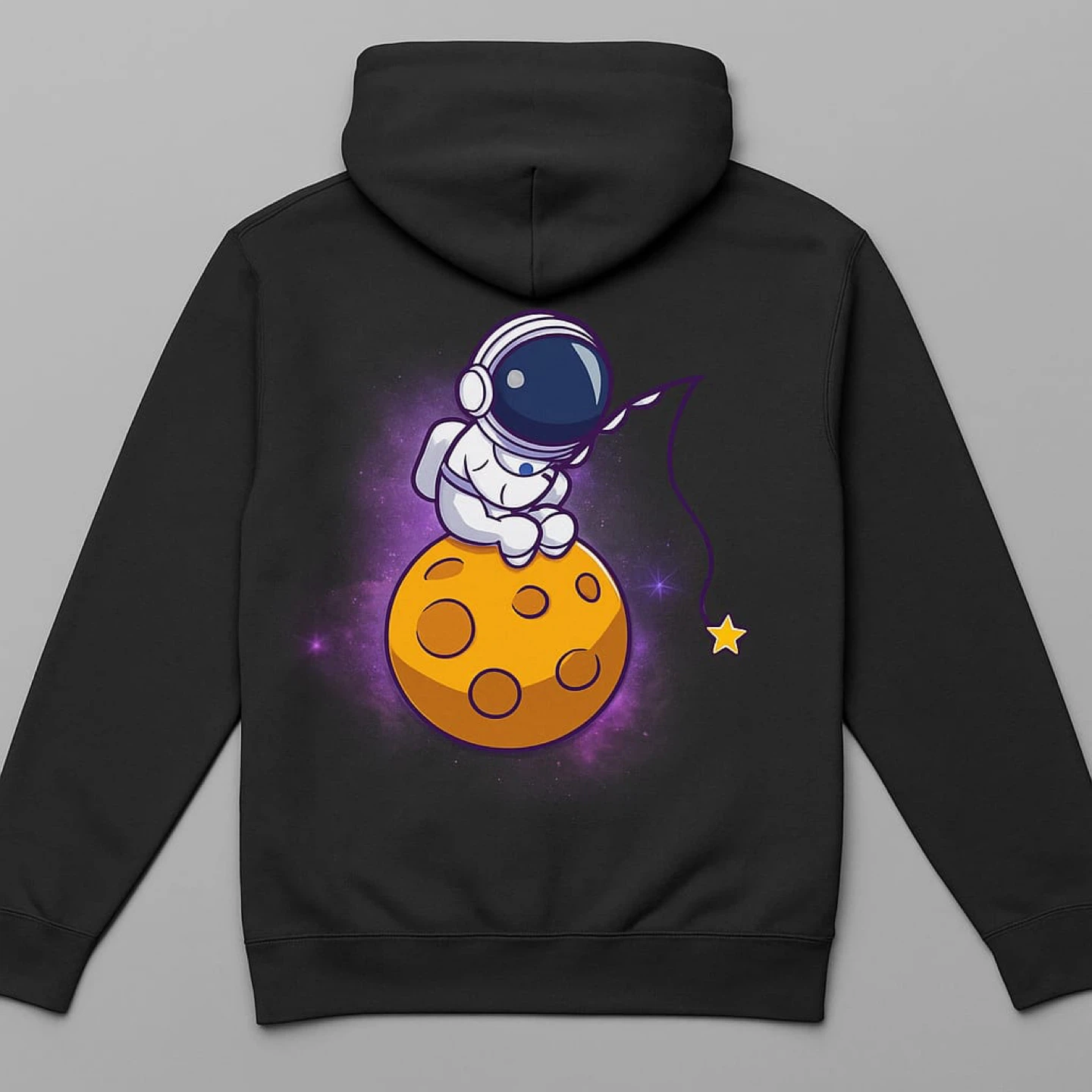 Astronaut on the Moon Hoodie - photo 2