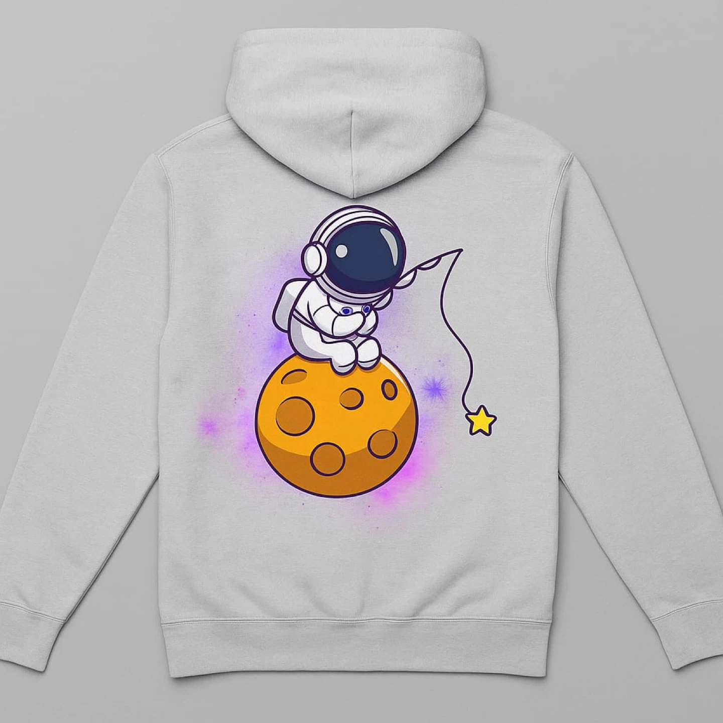 Astronaut on the Moon Hoodie - photo 5