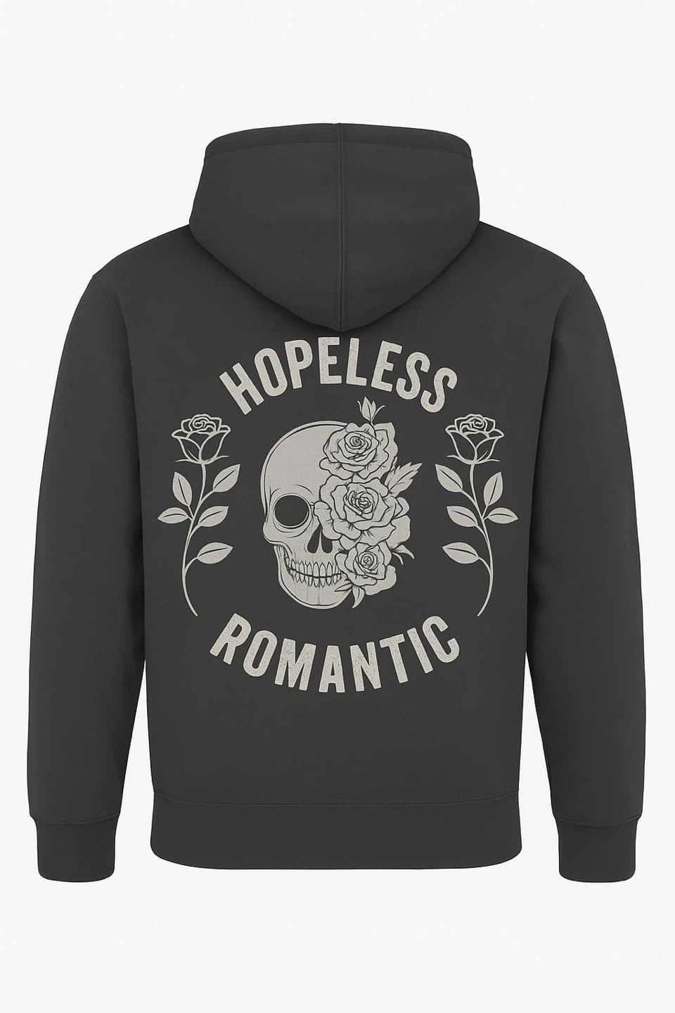 Hopeless Romantic Skull Hoodie - photo 4