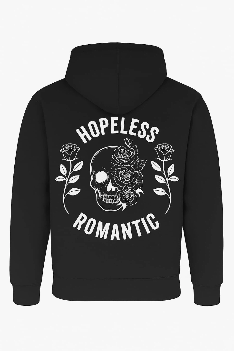 Hopeless Romantic Skull Hoodie - photo 2