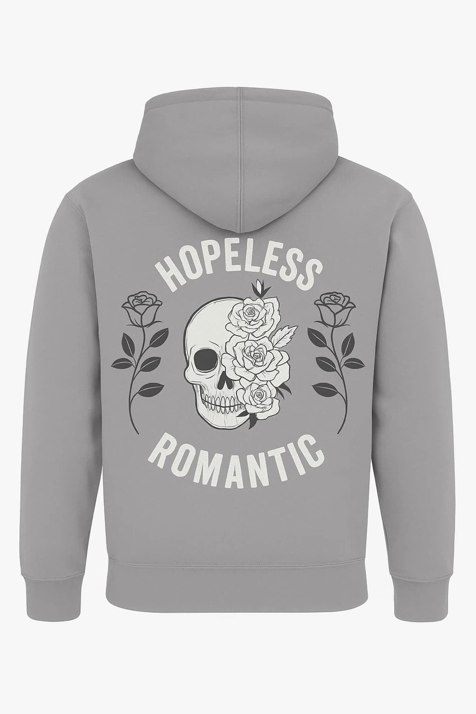 Hopeless Romantic Skull Hoodie - photo 3