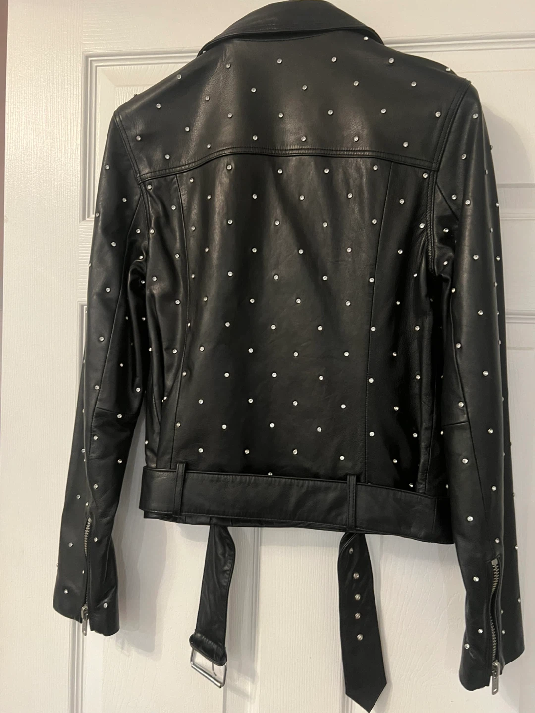 LPA Black Leather Jacket - Size XS