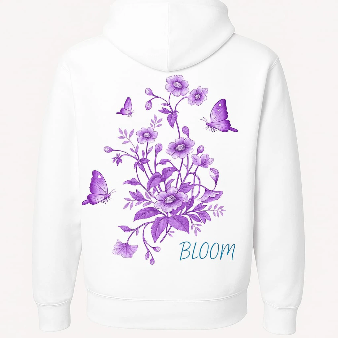 Bloom Print Hoodie