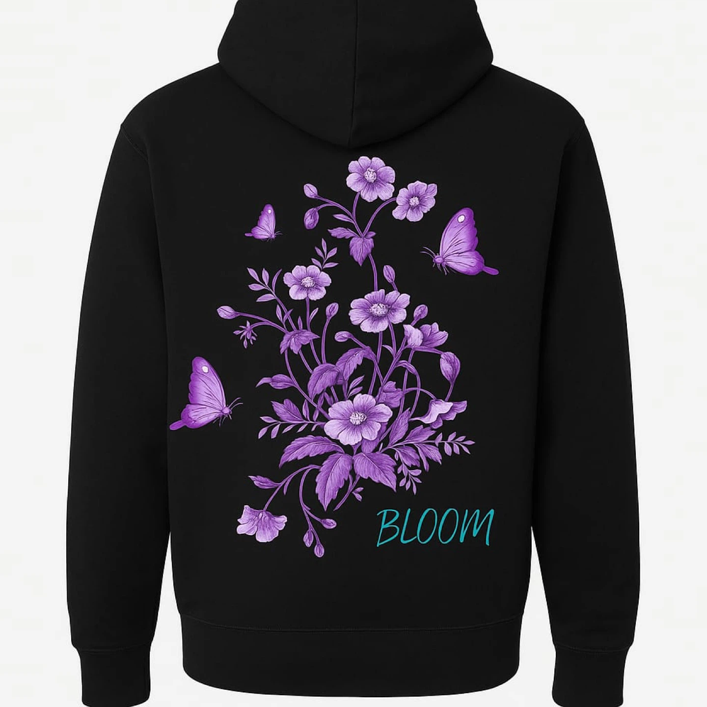 Bloom Print Hoodie - photo 4