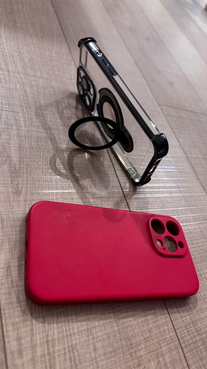 Colnel iPhone 15 Pro Max Case with Ring Holder or soft Red Case - photo 4