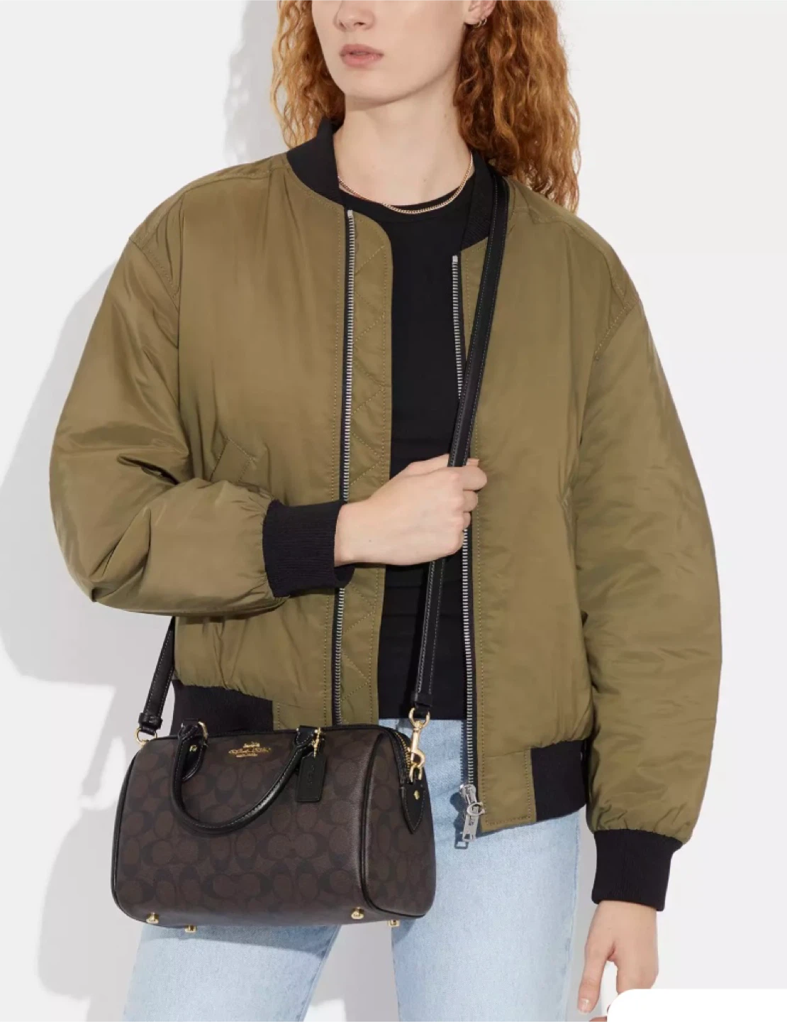 Coach Rowan Satchel in Signature Canvas - photo 3