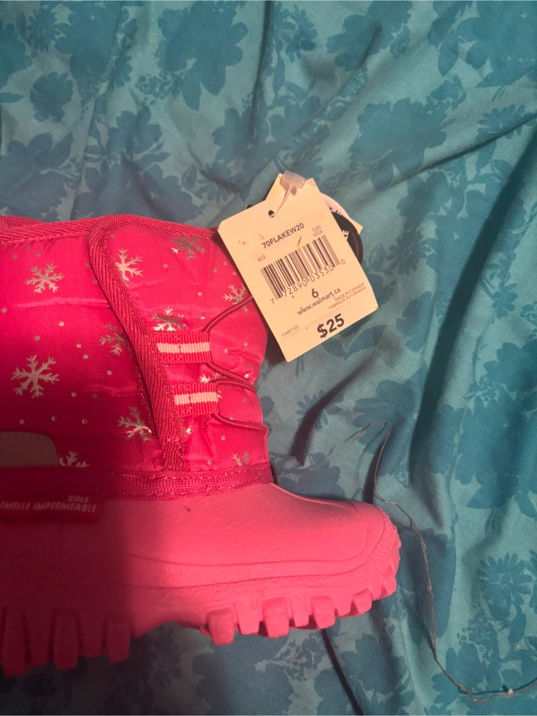 Pink Winter Boots - Size 6 - photo 2