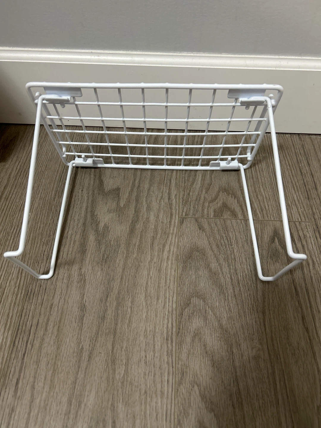 White Wire Shelf Organizer - photo 3
