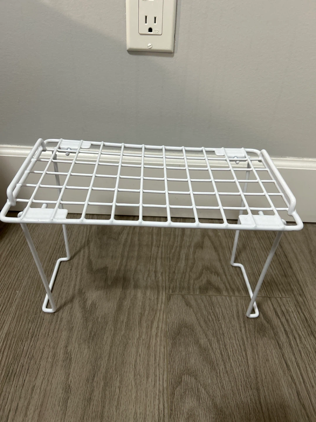 White Wire Shelf Organizer