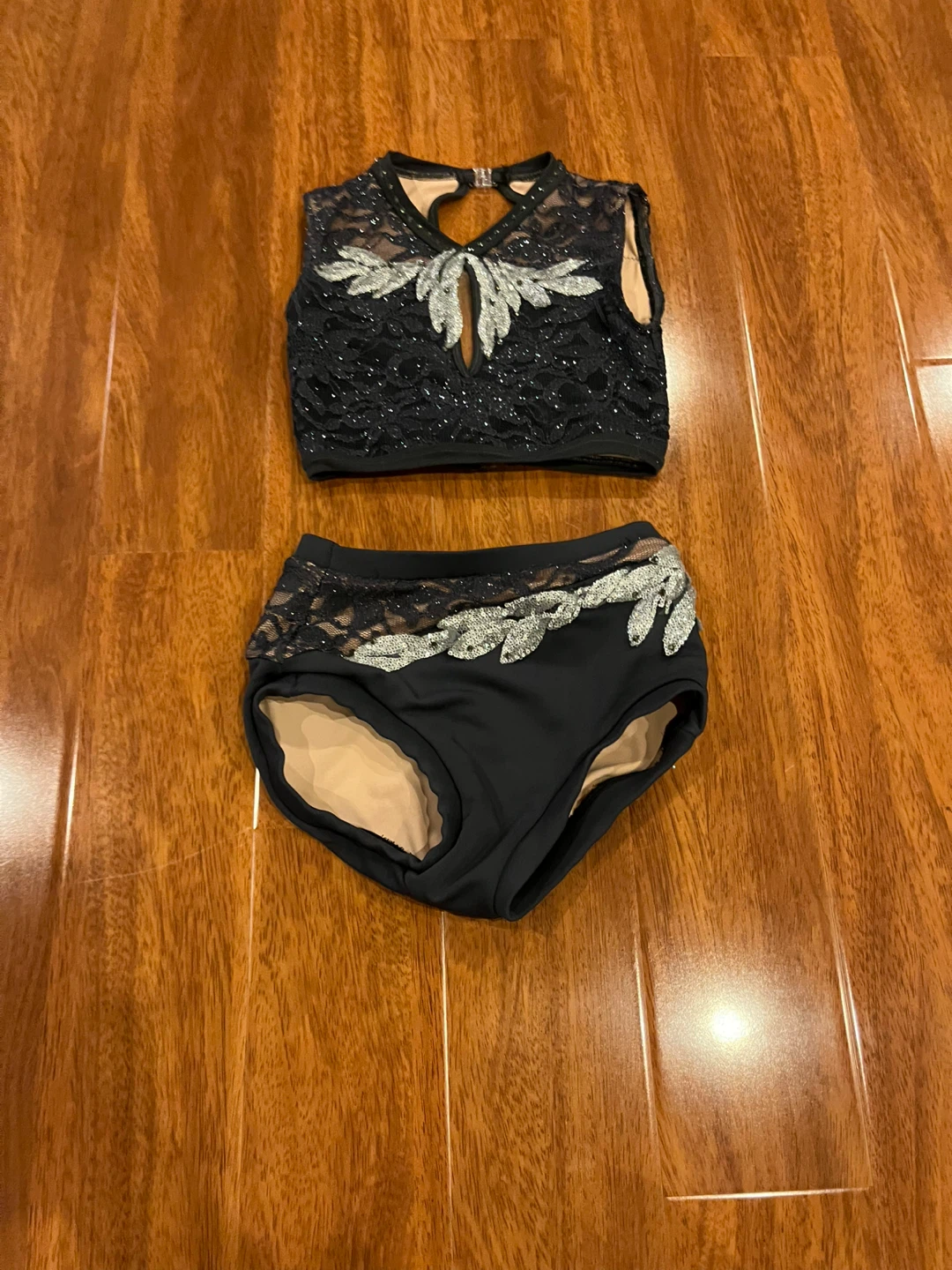 Dark grey dance costume