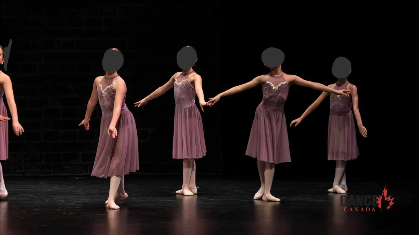 Purple ballet dance costume - photo 3