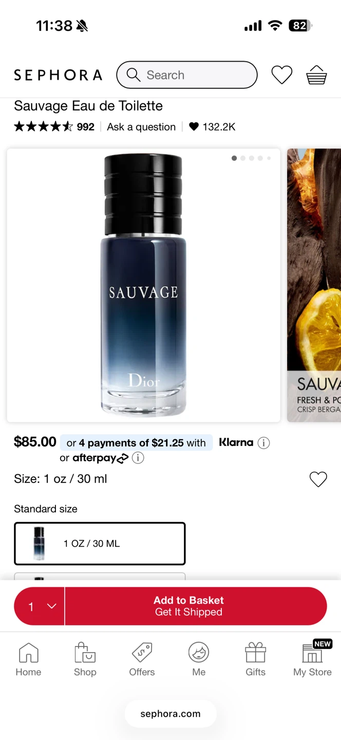 New Dior Sauvage Eau de Toilette 30ml - photo 4
