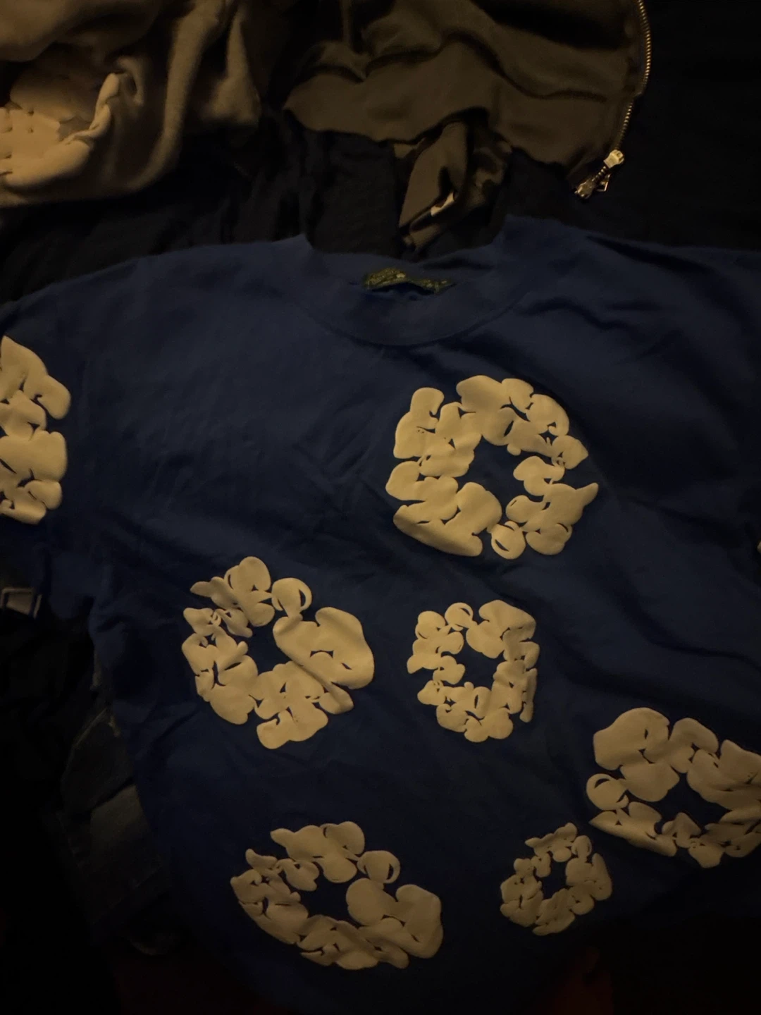 Blue T-shirt denim tee