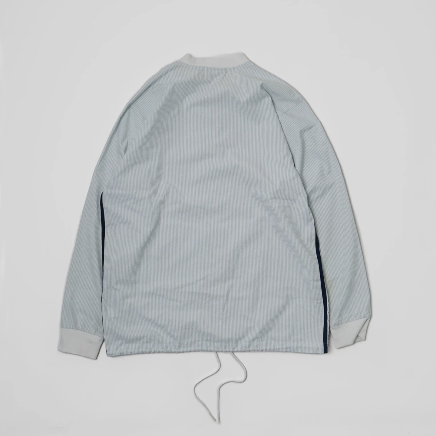 Adidas Originals - Seersucker Coat Striped Button Jacket - photo 4