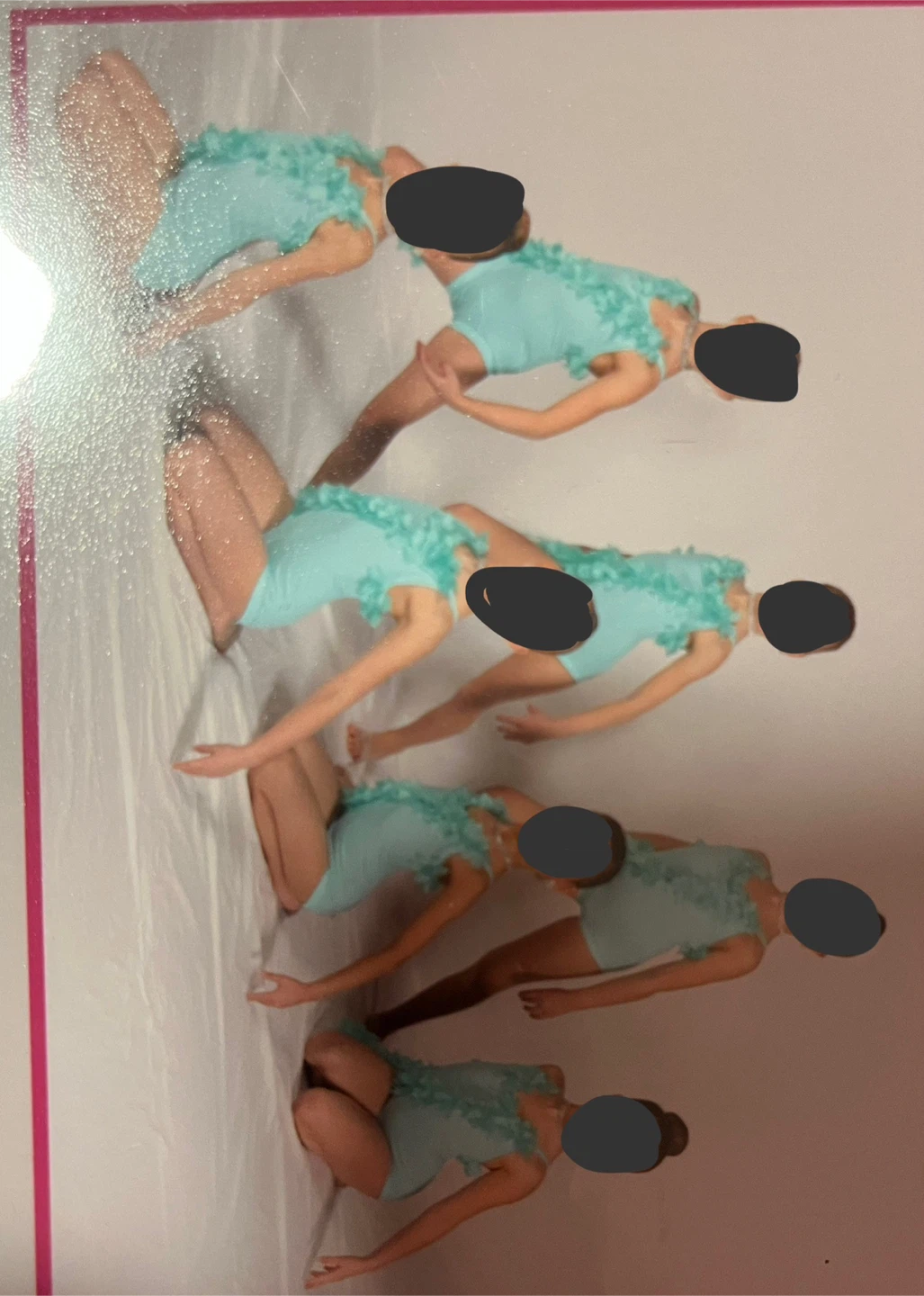 Teal dance costume - photo 3