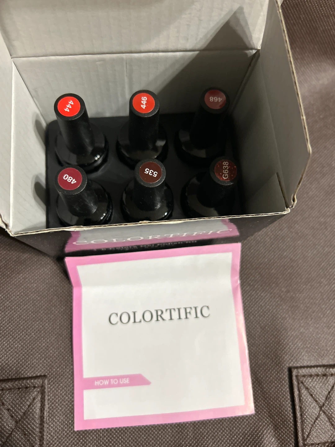 COLORTIFIC 6 Colors Gel Polish Kit - New