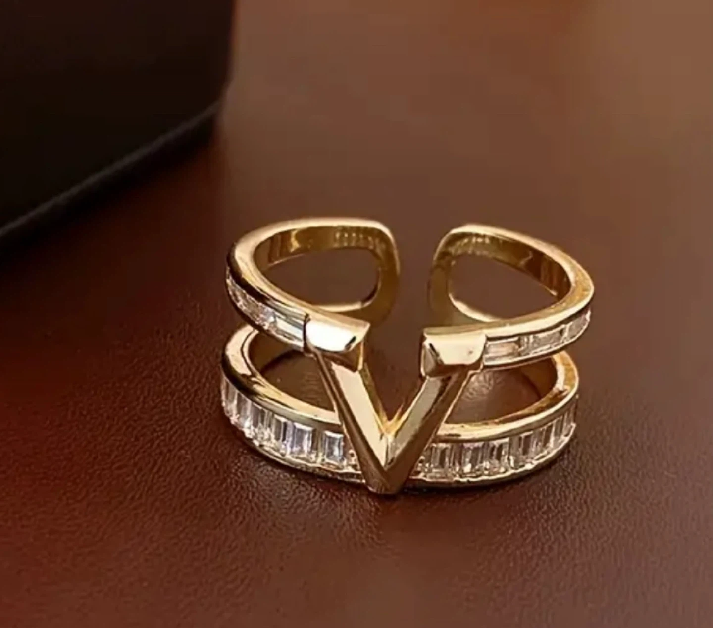 18 karat gold plated ring for $30