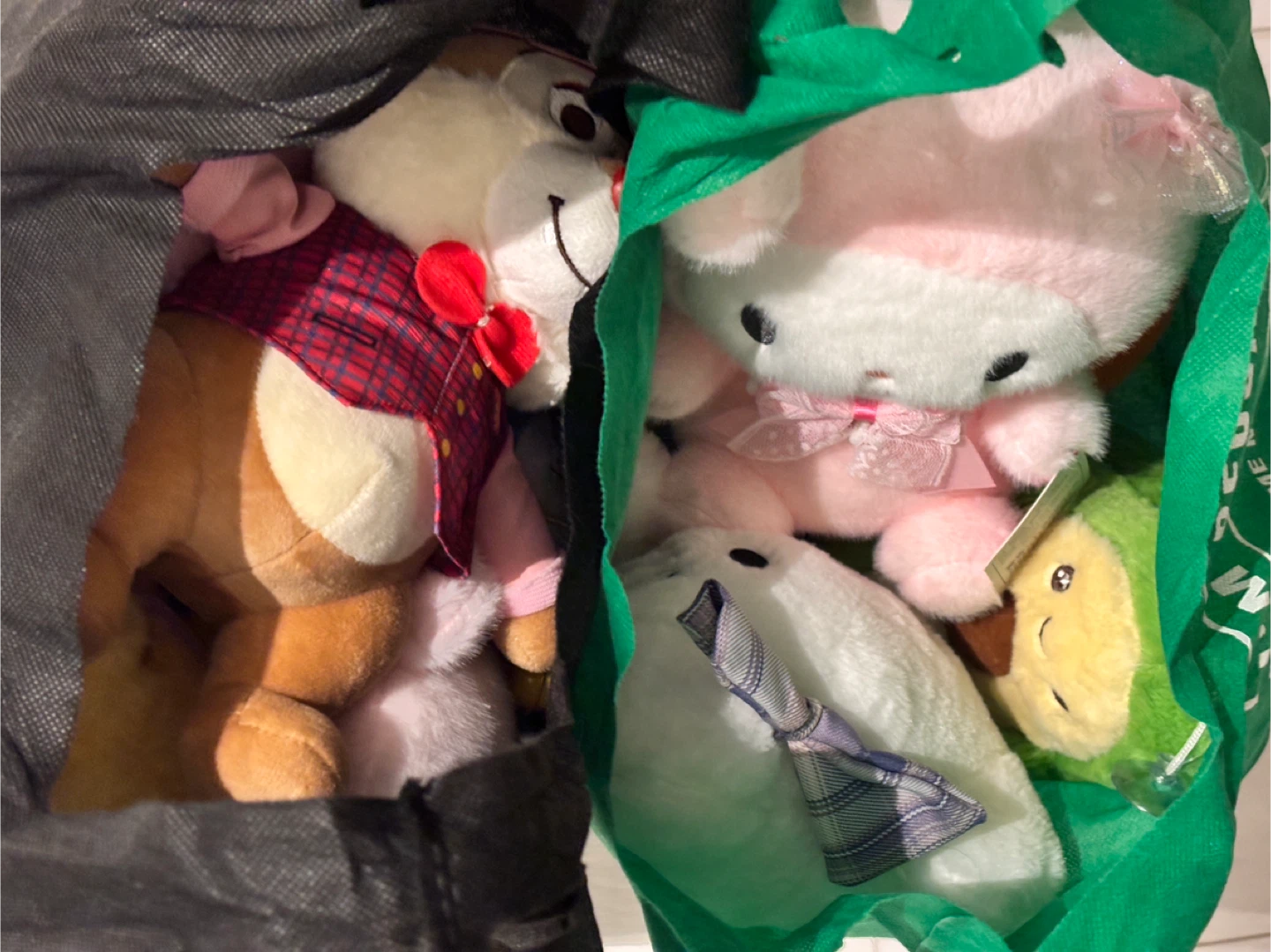 Bags of Assorted Plush Toys