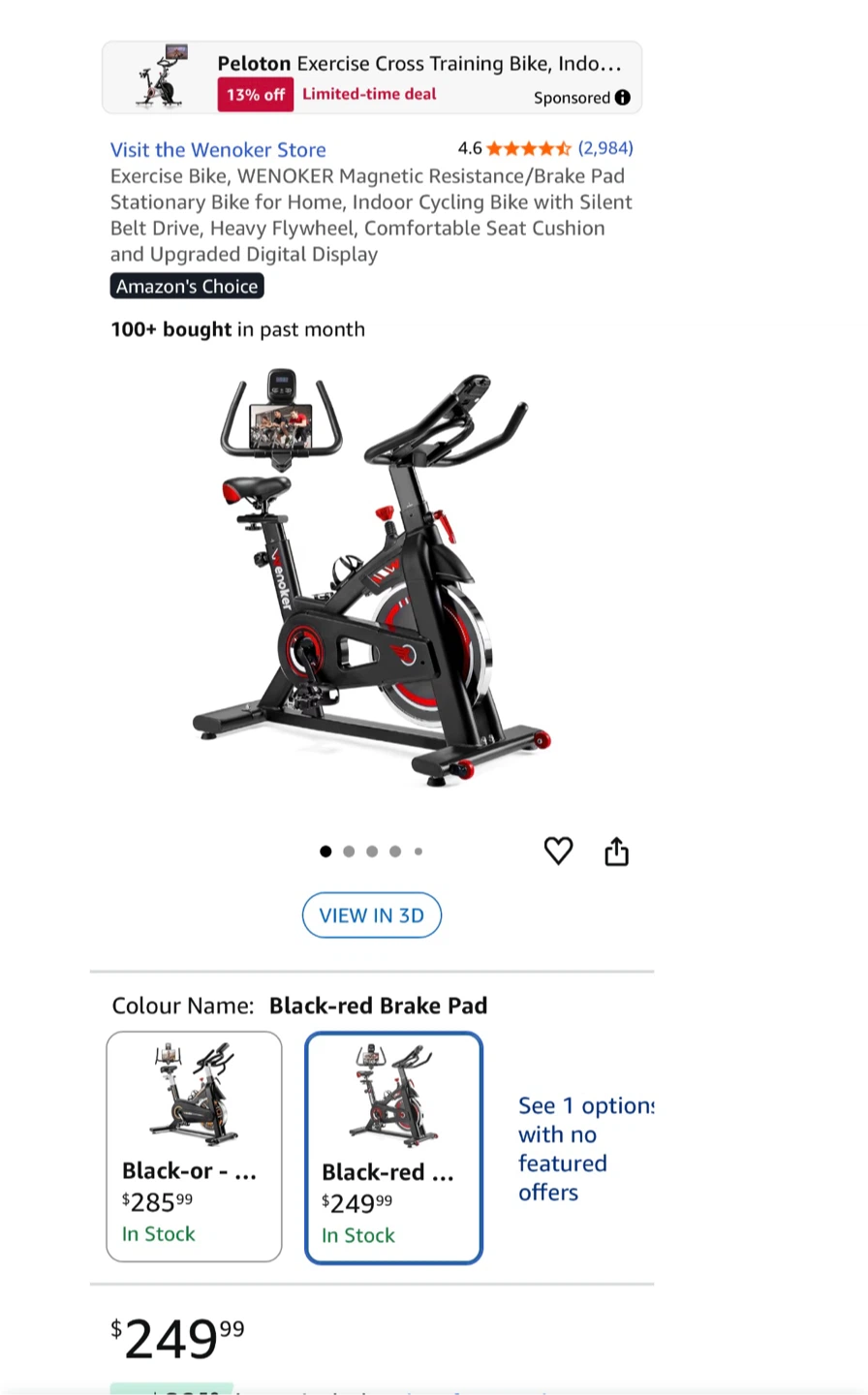Dmasun Indoor Bike - Exercise Bike