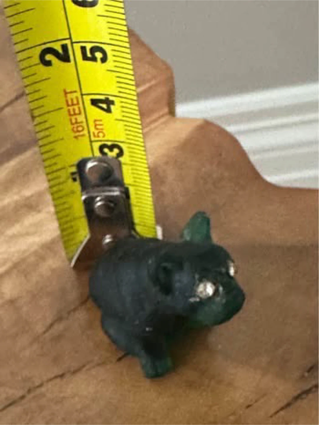 Green Glass dog Figurine - photo 4