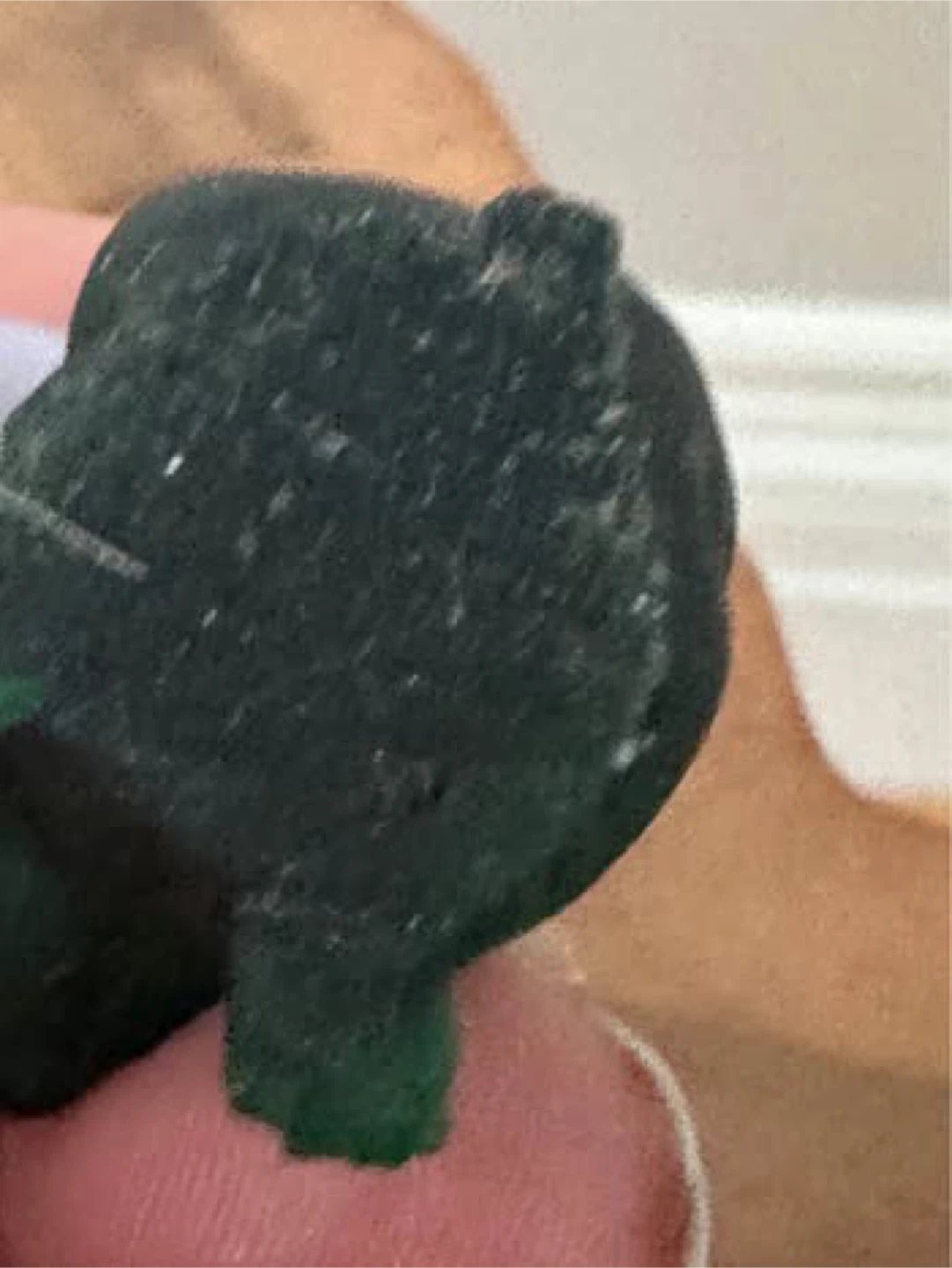 Green Glass dog Figurine - photo 5