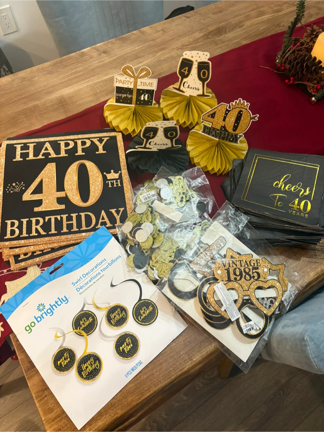 Free 40th Birthday Party Decorations